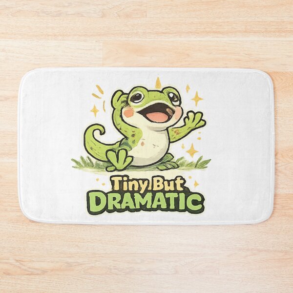 Item preview, Tiny But Dramatic Funny Cute Gecko Lizard designed and sold by Northline Creative.