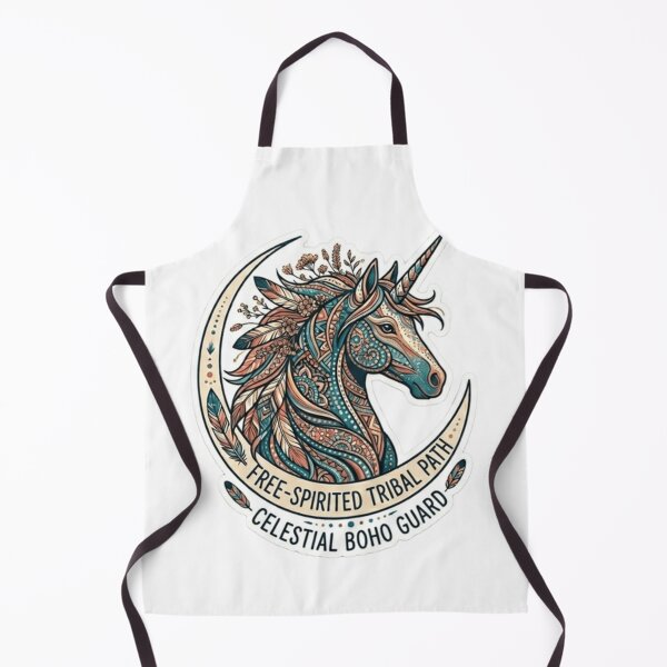 Item preview, Mystic Celestial Unicorn Boho Floral Art designed and sold by Fatomfatom.