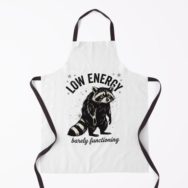 Item preview, Low Energy Raccoon Barely Functioning Funny Quote Design, Cute Burnout Meme Gift Graphic Tee designed and sold by AsturShop.