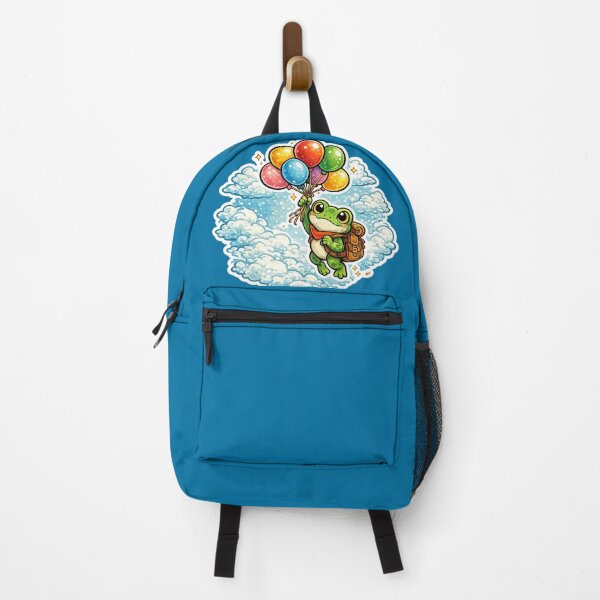 Item preview, Dreamy colorful Balloon Frog – Cute Floating Sky Cartoon Aesthetic designed and sold by ArtsyExplorer.