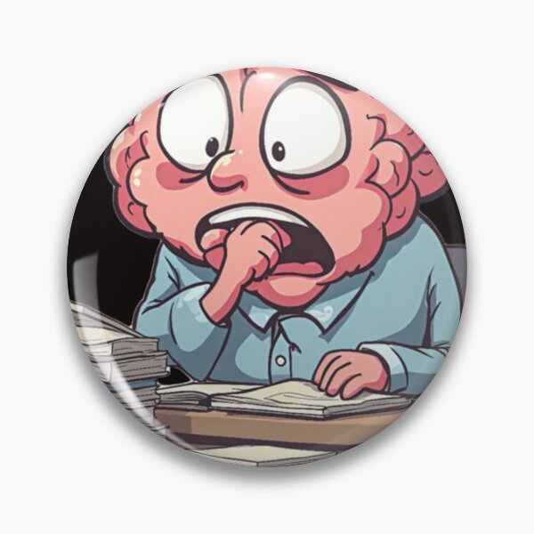 Item preview, Overthinking Brain Cartoon designed and sold by drage-atamw.