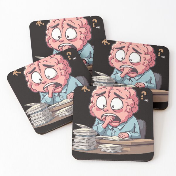 Item preview, Overthinking Brain Cartoon designed and sold by drage-atamw.