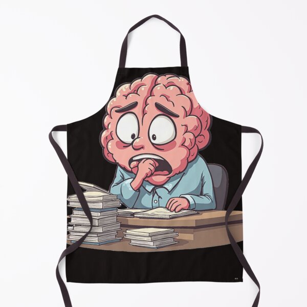 Item preview, Overthinking Brain Cartoon designed and sold by drage-atamw.
