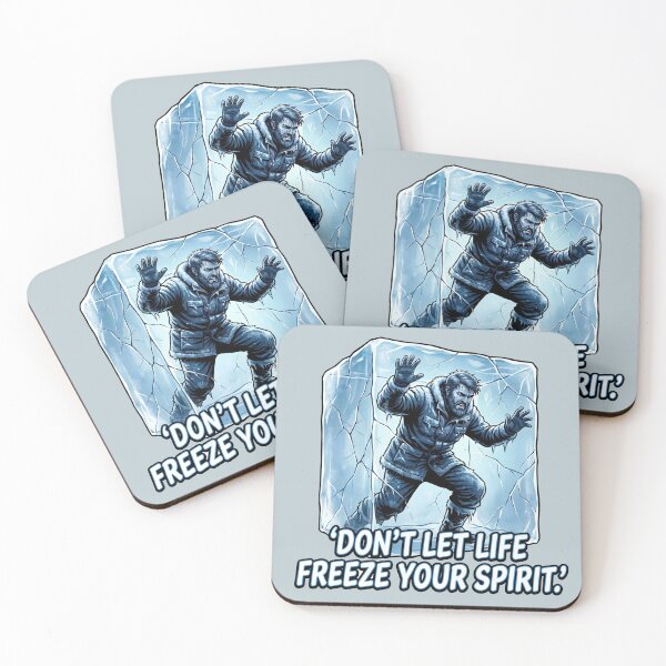 Item preview, A man trapped in a block of ice designed and sold by puzzell.