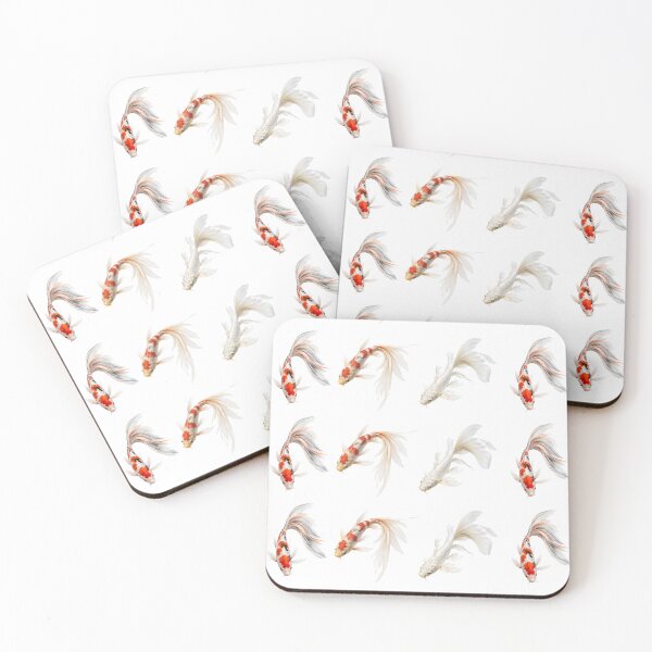 Item preview, koi fish sticker pack designed and sold by inainart.