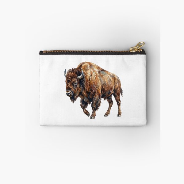 Item preview, Watercolor Wildlife American  Buffalo Bison  designed and sold by SOUFIANE1991.