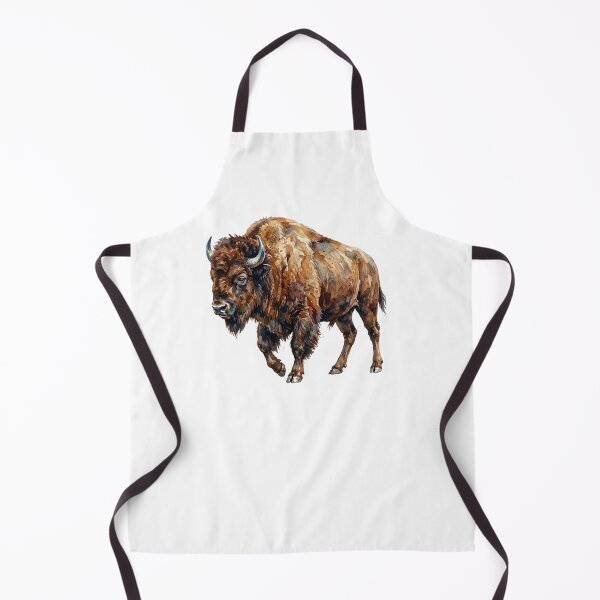 Item preview, Watercolor Wildlife American Buffalo Bison designed and sold by SOUFIANE1991.