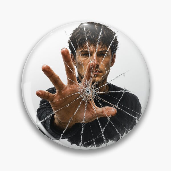 Item preview, The Man with Broken Glass designed and sold by puzzell.