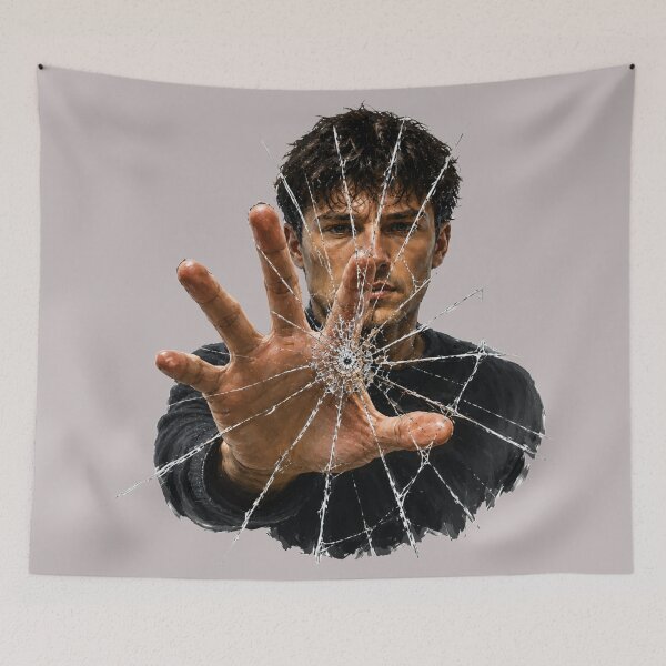 Item preview, The Man with Broken Glass designed and sold by puzzell.
