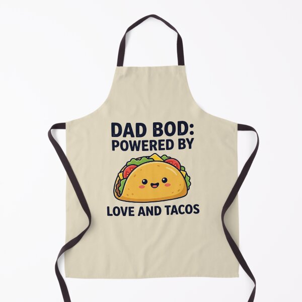 Item preview, Dad Bod Powered By Love and Tacos designed and sold by dudelinart.