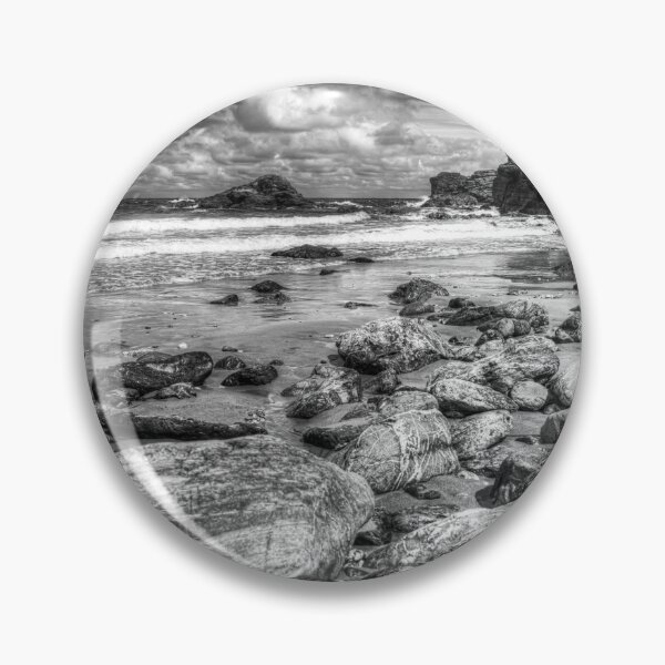 Item preview, St Agnes Rocky Beach in Monochrome designed and sold by Paul Thompson Photography.