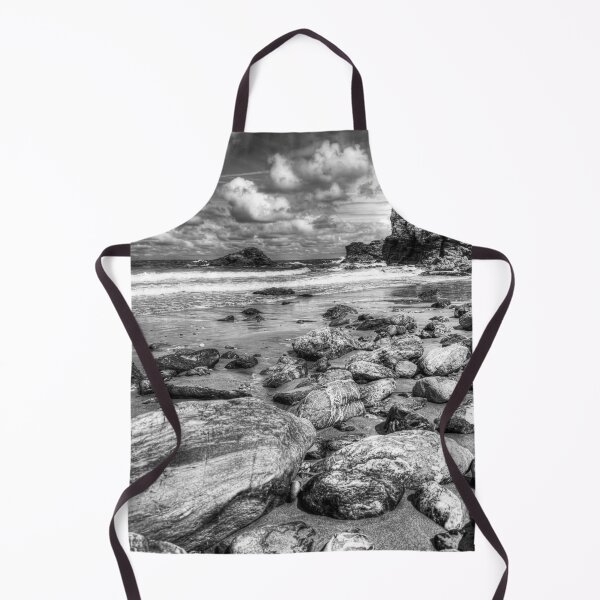 Item preview, St Agnes Rocky Beach in Monochrome designed and sold by Paul Thompson Photography.