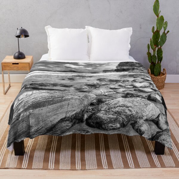 Item preview, St Agnes Rocky Beach in Monochrome designed and sold by Paul Thompson Photography.