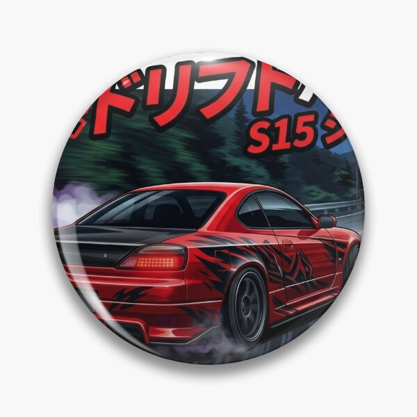 Item preview, Retro Touge Drift Nissan Silvia S15 Midnight Racing Sticker designed and sold by R & K Fashions.
