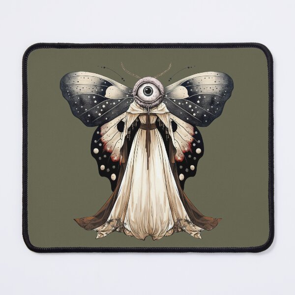 Item preview, Surreal Gothic Eye Moth Art designed and sold by Szpaku desart .
