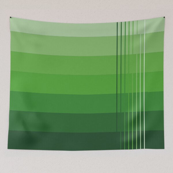Item preview, Simple design from shades from light to dark apple green designed and sold by Cherevan.