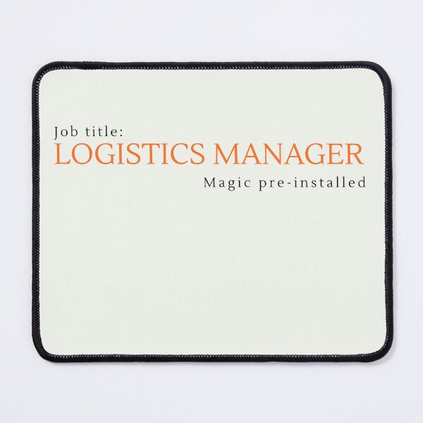 Item preview, Logistics Manager White designed and sold by Misrouted Merch.