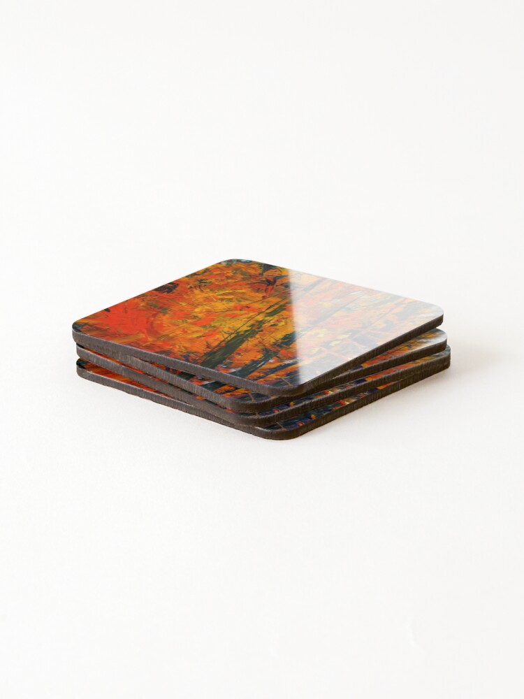 Thumbnail 4 of 5, Coasters (Set of 4), Inner Fire designed and sold by InnerMotionLola.