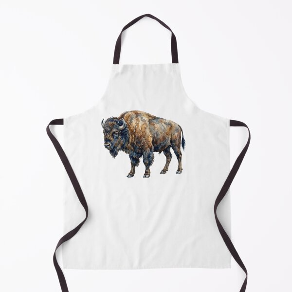 Item preview, Watercolor Wildlife American Buffalo Bison designed and sold by SOUFIANE1991.
