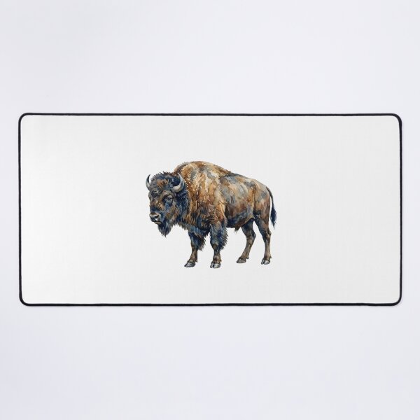 Item preview, Watercolor Wildlife American  Buffalo Bison  designed and sold by SOUFIANE1991.