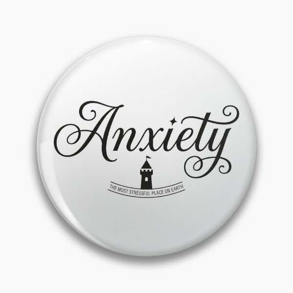 Item preview, Anxiety The Most Stressful Place On Earth designed and sold by ⭐Anistore⭐.