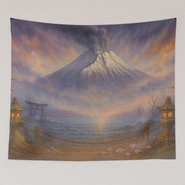 Item preview, Mount Fuji -The Watcher designed and sold by PurrfectWhisper.