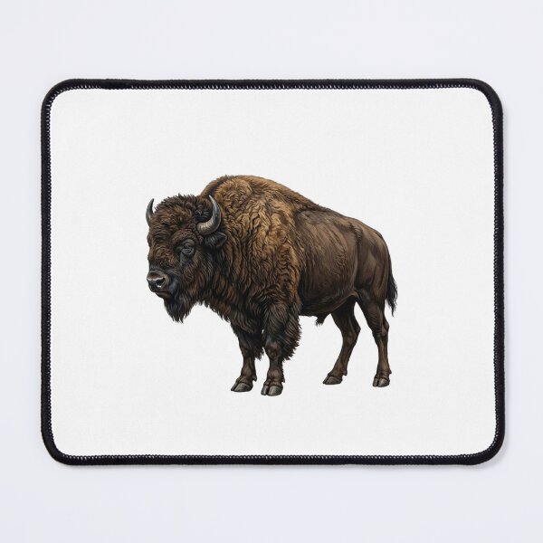 Item preview, Watercolor Wildlife American Buffalo Bison designed and sold by SOUFIANE1991.