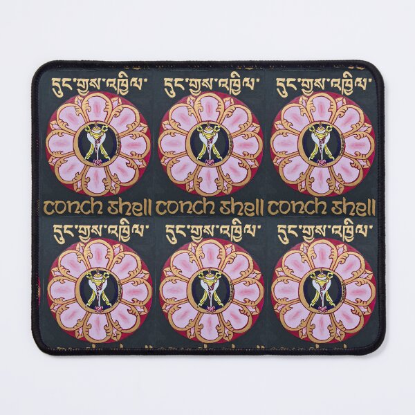 Item preview, Auspicious White Conch Shell in lotus designed and sold by TathagataFamily.