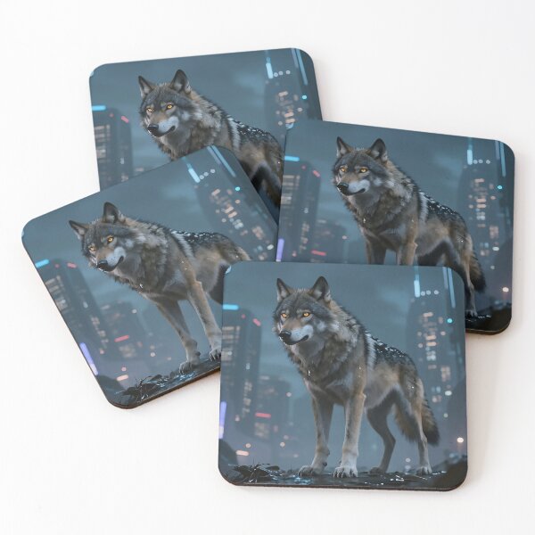 Item preview, Fantasy wolf art designed and sold by Bandey one.
