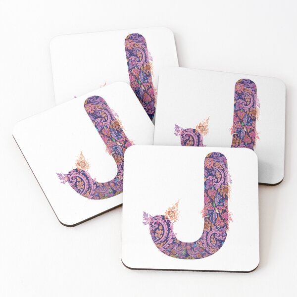 Item preview, letters in upper “J” of English alphabet on white background, Thai identity is reflected in various aspects of Thai culture and traditions, including Thai writing and printing styles. designed and sold by WP-7824.