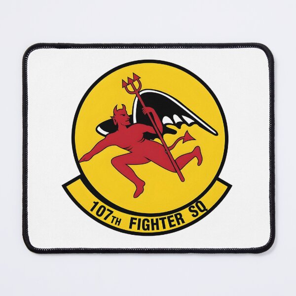 Item preview, Official Insignia of the 107th Fighter Squadron "Red Devils" designed and sold by CharlieDesings.