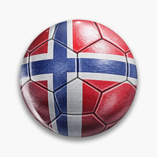 Item preview, Norway Football Flag Design designed and sold by redsharkuk.