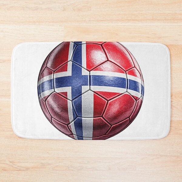Item preview, Norway Football Flag Design designed and sold by redsharkuk.