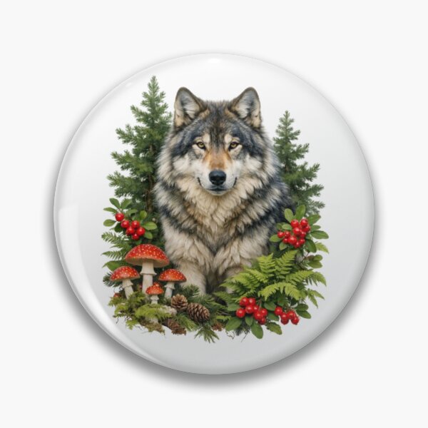 Item preview, Majestic wolf in the heart of the forest designed and sold by CHRIST5000.