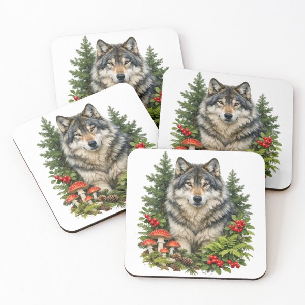 Item preview, Majestic wolf in the heart of the forest designed and sold by CHRIST5000.