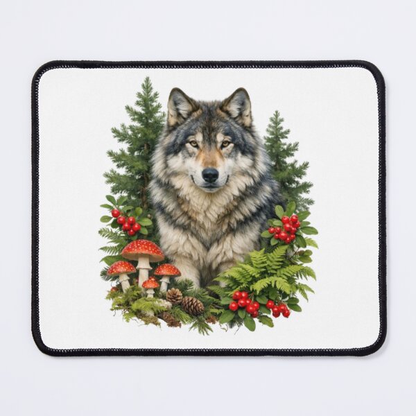 Item preview, Majestic wolf in the heart of the forest designed and sold by CHRIST5000.
