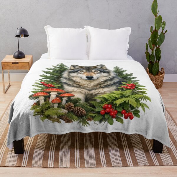 Item preview, Majestic wolf in the heart of the forest designed and sold by CHRIST5000.