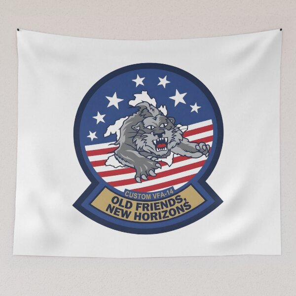 Item preview, Custom Commemorative Patch for Strike Fighter Squadron 14 (VFA-14) "Tophatters" designed and sold by CharlieDesings.