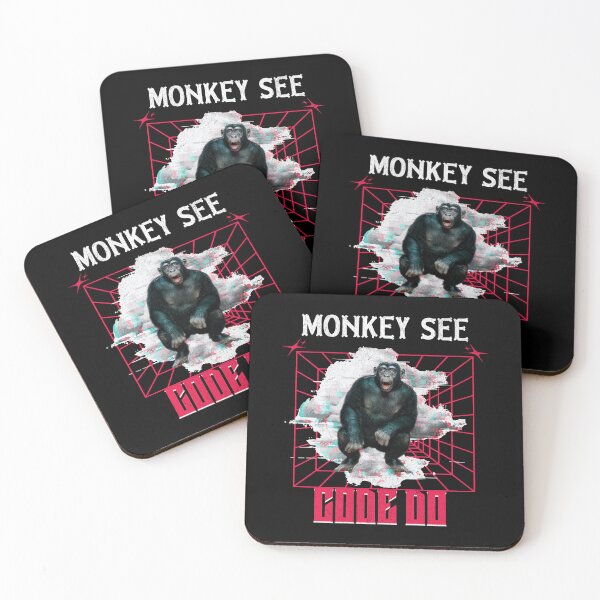 Item preview, Monkey See Code Do Web Developer Humor designed and sold by Vac1.