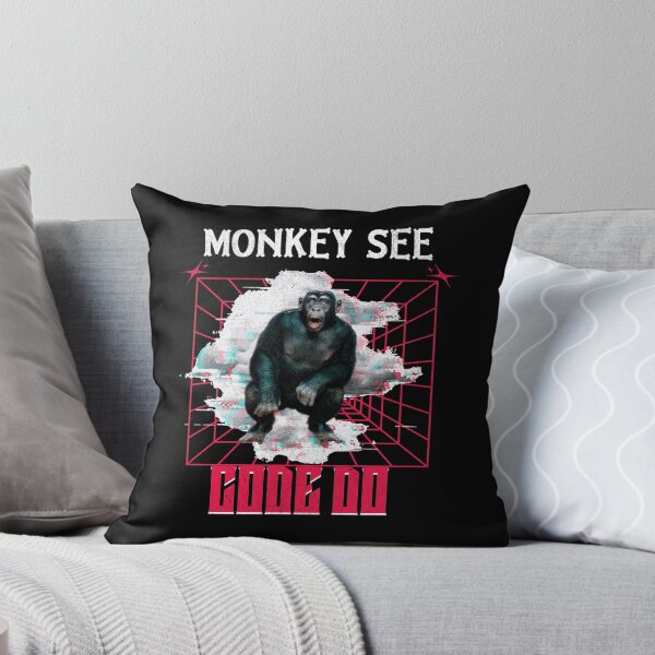 Item preview, Monkey See Code Do Web Developer Humor designed and sold by Vac1.