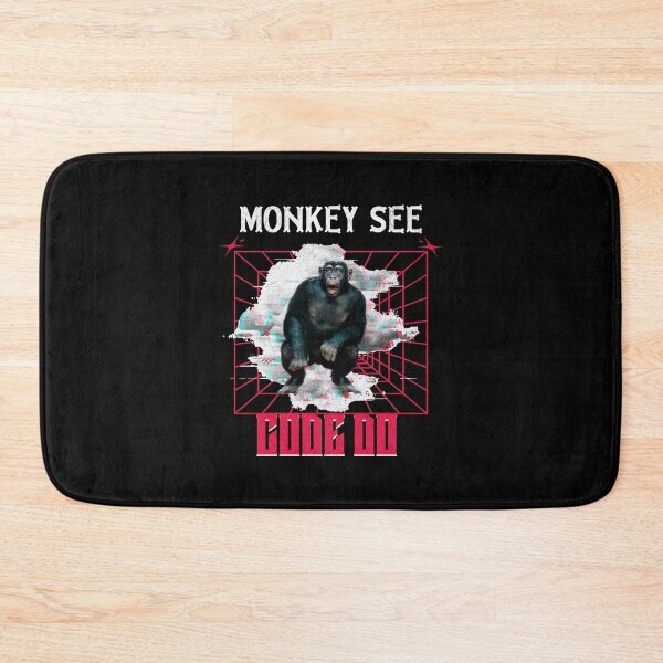 Item preview, Monkey See Code Do Web Developer Humor designed and sold by Vac1.