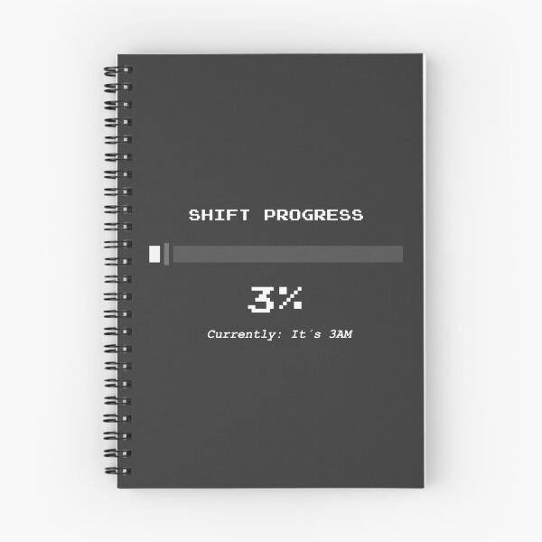 Item preview, Shift Progress 3% Currently It´s 3AM — Funny Nurse Gift | RN Apron Nurse Humor Healthcare Worker designed and sold by KiwyStudio.