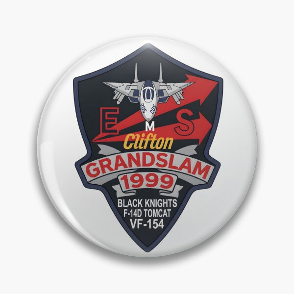 Item preview, US Navy VF-154 "Black Knights" Grandslam 1999 Commemorative Patch designed and sold by CharlieDesings.