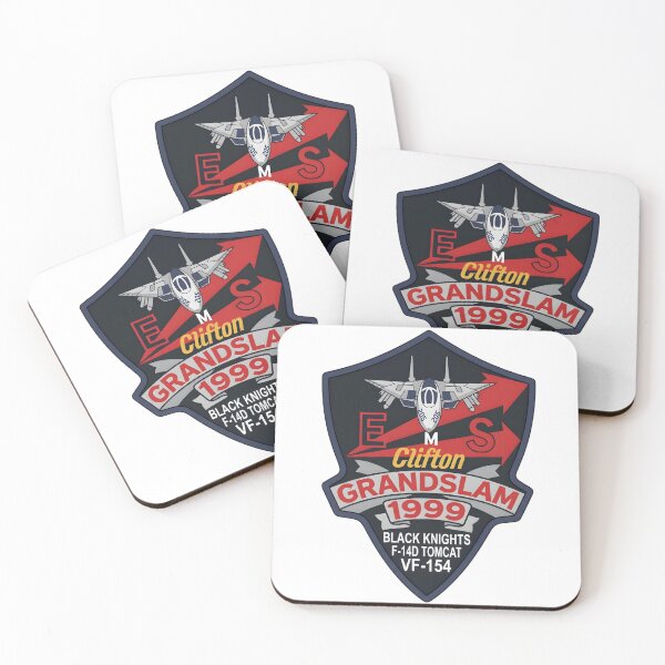 Item preview, US Navy VF-154 "Black Knights" Grandslam 1999 Commemorative Patch designed and sold by CharlieDesings.