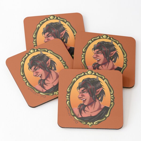 Item preview, Karlach inspired tiefling barbarian portrait designed and sold by Lariss._.Jpg.