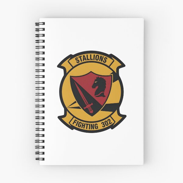 Item preview, Official Insignia of US Navy Reserve Fighter Squadron 302 (VF-302) "Stallions" designed and sold by CharlieDesings.