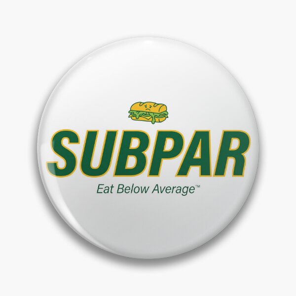 Item preview, Subpar Eat Below Average Funny Food Parody designed and sold by ⭐Anistore⭐.