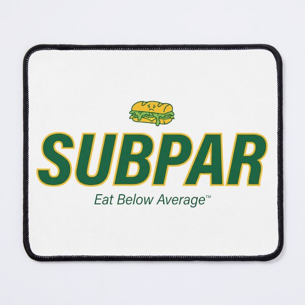 Item preview, Subpar Eat Below Average Funny Food Parody designed and sold by ⭐Anistore⭐.