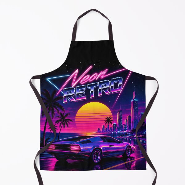 Item preview, Neon Retro Sunset Car – Vaporwave City Synthwave Night Aesthetic designed and sold by MartBook.