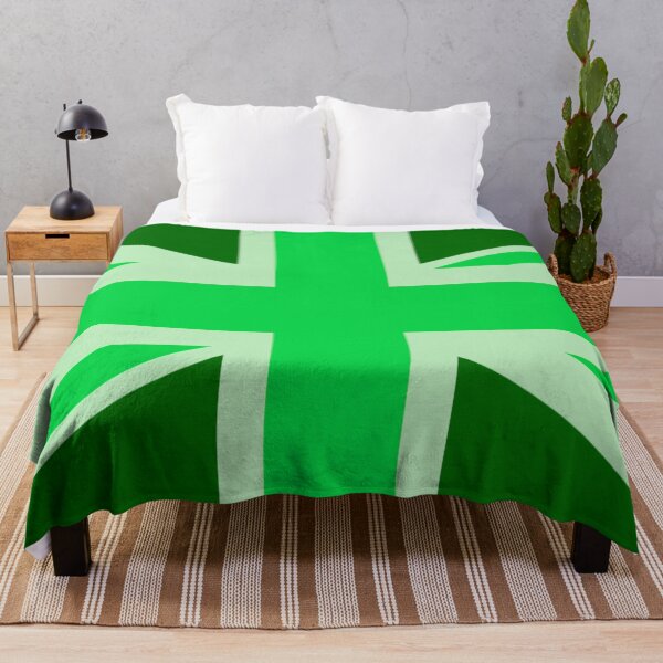 Item preview, Green Union Jack designed and sold by Logo-A-GoGo.